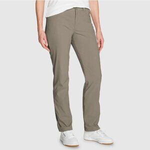 Eddie Bauer Women's Sightscape Horizon Convertible Roll-Up Pants - Stone